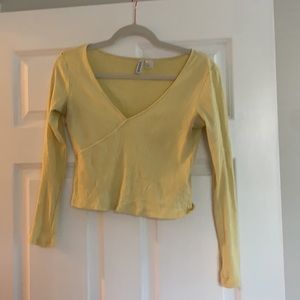 Medium yellow crop top